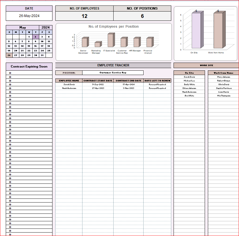 Efficient Employee Management with Comprehensive Tracker