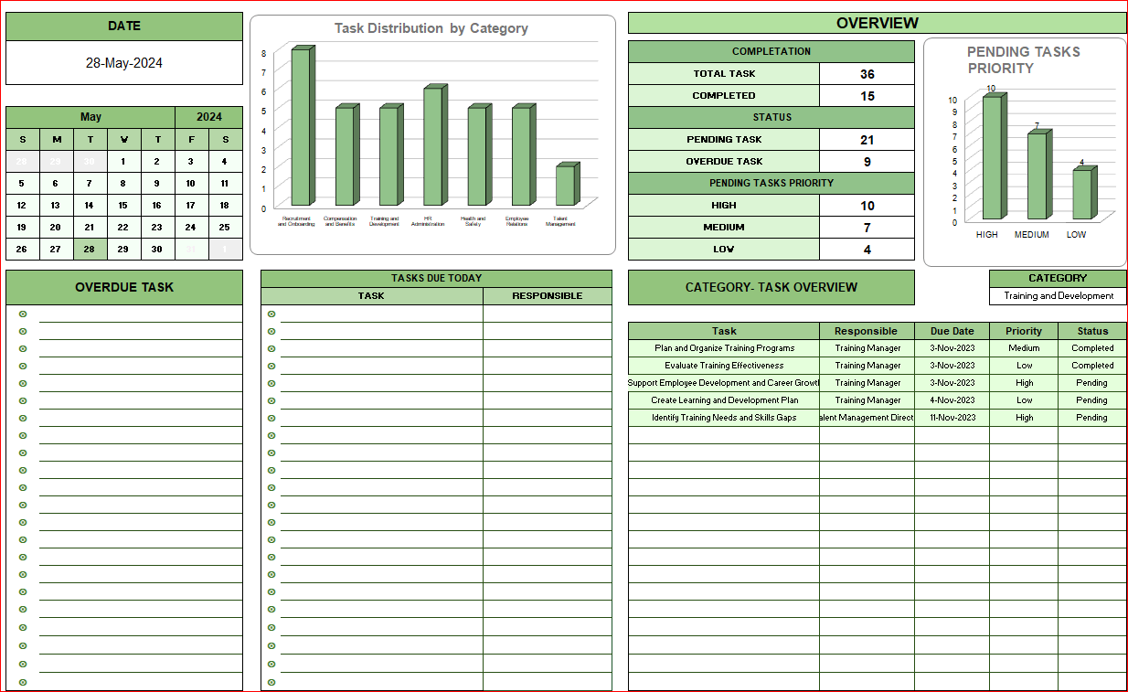 Streamline Your Human Resources Management, Optimize Your HR Processes with a Comprehensive Task List Template